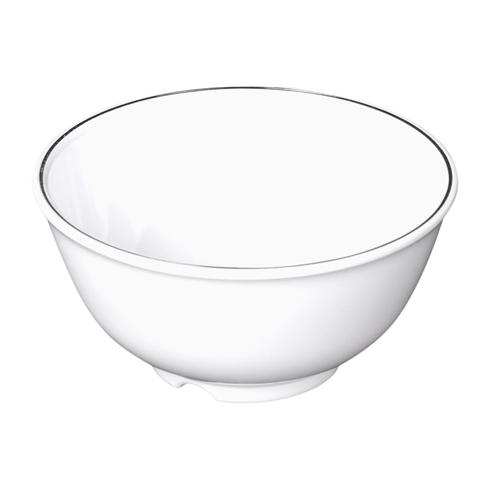 Elite Global Solutions 5 oz Round Melamine Bowl, White (KD503L-W)