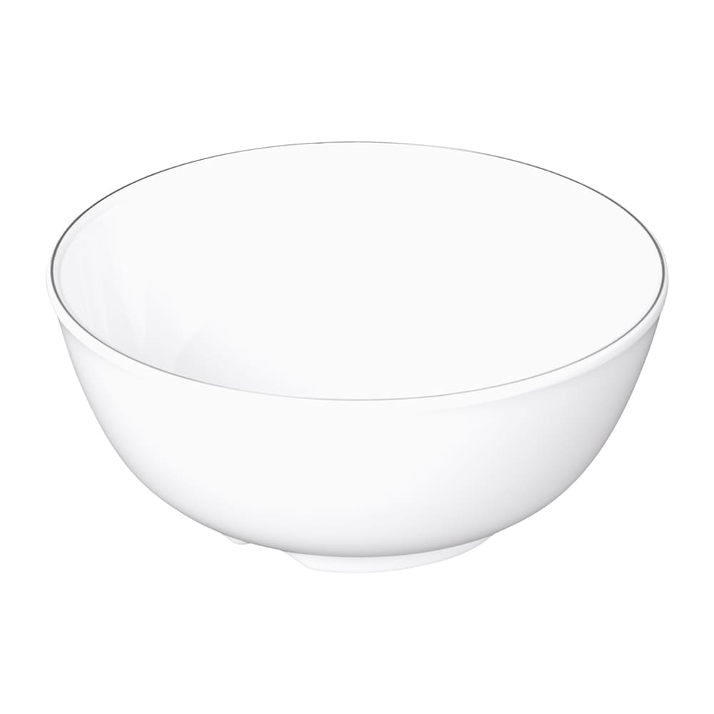 Elite Global Solutions 18 oz Round Melamine Bowl, White (KD506L-W)