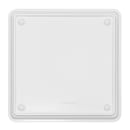 Elite Global Solutions 10" Square Serving Tray - Melamine, White (M1010SQ-NW) thumbnail 3