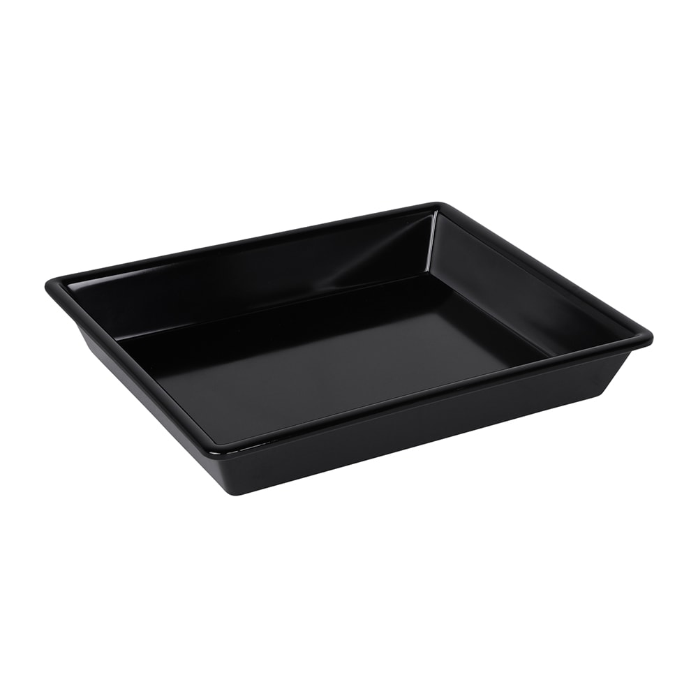 Elite Global Solutions 80 oz Rectangular Melamine Serving Bowl, Black (M1012RC-B)