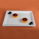 Elite Global Solutions 13" x 10 1/2" Rectangular Vogue Platter - Melamine, White (M1013RC-W) thumbnail 6