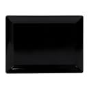 Elite Global Solutions 10 1/2" x 8 3/4" Rectangular Stratus Trays - Melamine, Black (M1058-B) thumbnail 2