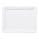 Elite Global Solutions 10 1/2" x 8 3/4" Rectangular Stratus Trays - Melamine, White (M1058-NW) thumbnail 2