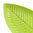 Elite Global Solutions 10 1/4" x 5" Leaf Shape Tropicana Platter - Melamine, Green (M105PL-DG) thumbnail 5