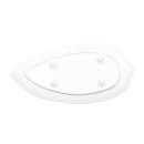 Elite Global Solutions 10 1/4" x 5" Leaf Shape Tropicana Platter - Melamine, White (M105PL-NW) thumbnail 4