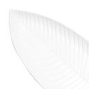 Elite Global Solutions 10 1/4" x 5" Leaf Shape Tropicana Platter - Melamine, White (M105PL-NW) thumbnail 5
