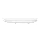 Elite Global Solutions 10 1/4" x 5" Leaf Shape Tropicana Platter - Melamine, White (M105PL-NW) thumbnail 6