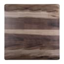 Elite Global Solutions 10" Square Fo Bwa Meta Riser - Melamine, Faux Hickory Wood (M10-HW) thumbnail 2