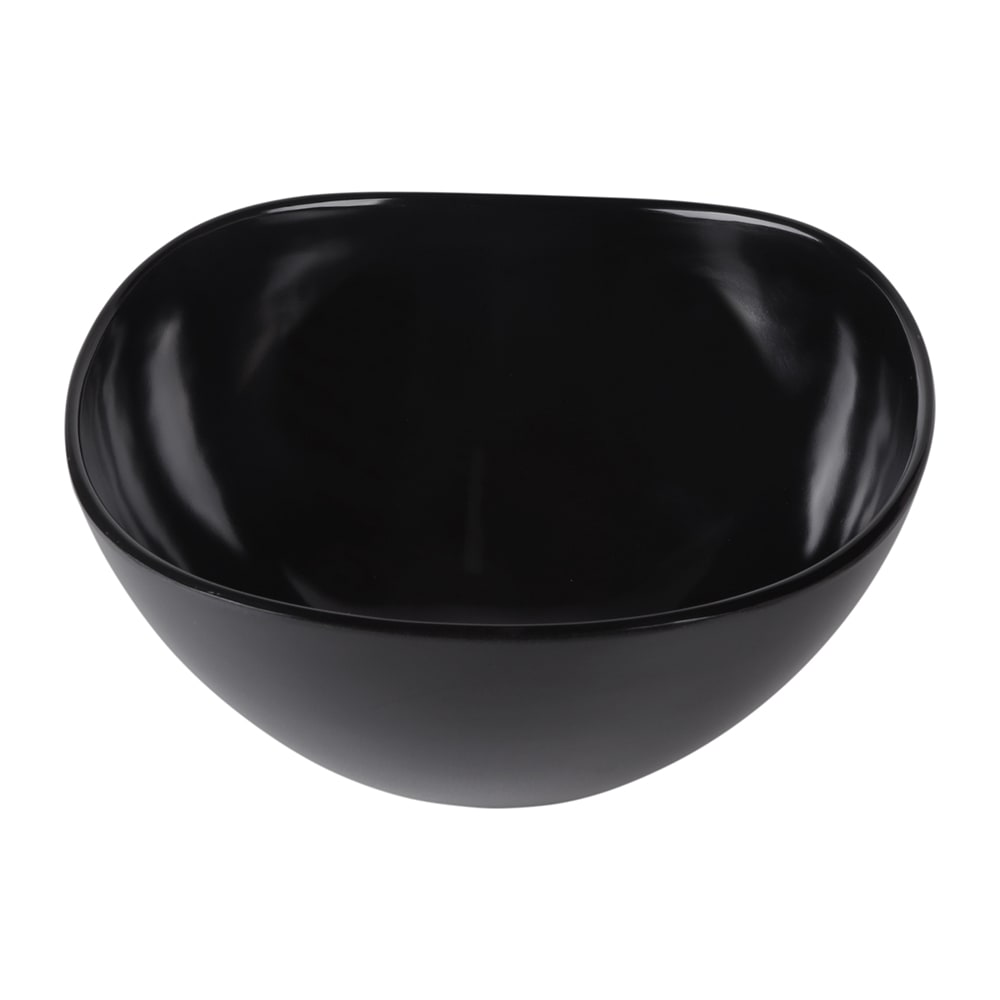 Elite Global Solutions 96 oz Oval Melamine Serving Bowl, Black (M10OV-B)