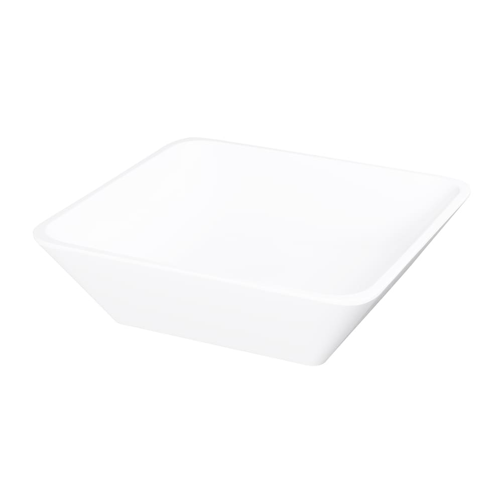 Elite Global Solutions 72 oz Square Melamine Serving Bowl, Display White (M10SQ-NW)