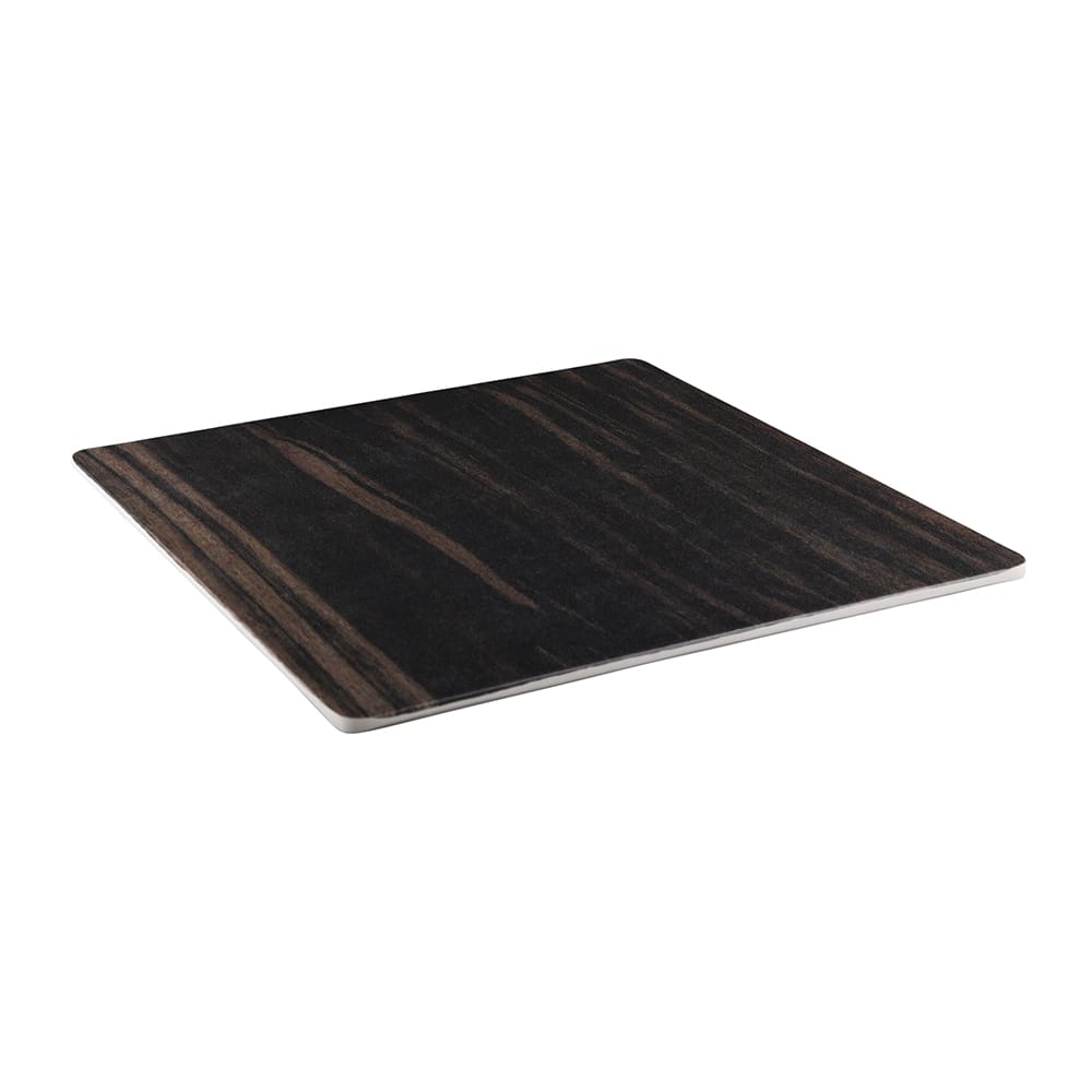 Elite Global Solutions 10" Square Fo Bwa Meta Riser - Melamine, Faux Zebra (M10-ZW)