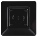 Elite Global Solutions 11 1/2" Square Melamine Dinner Plate, Black (M1111SQ-B) thumbnail 4