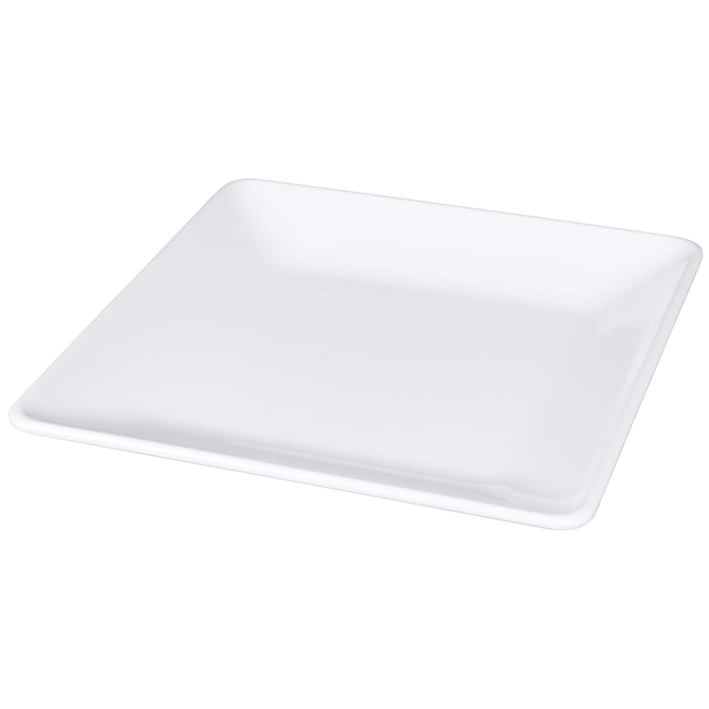 Elite Global Solutions 11 1/2" Square Melamine Dinner Plate, White (M1111SQ-NW)