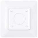 Elite Global Solutions 11 1/2" Square Melamine Dinner Plate, White (M1111SQ-NW) thumbnail 4