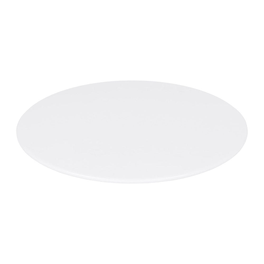 Elite Global Solutions 11" Round Melamine Dinner Plate, White (M114-NW)