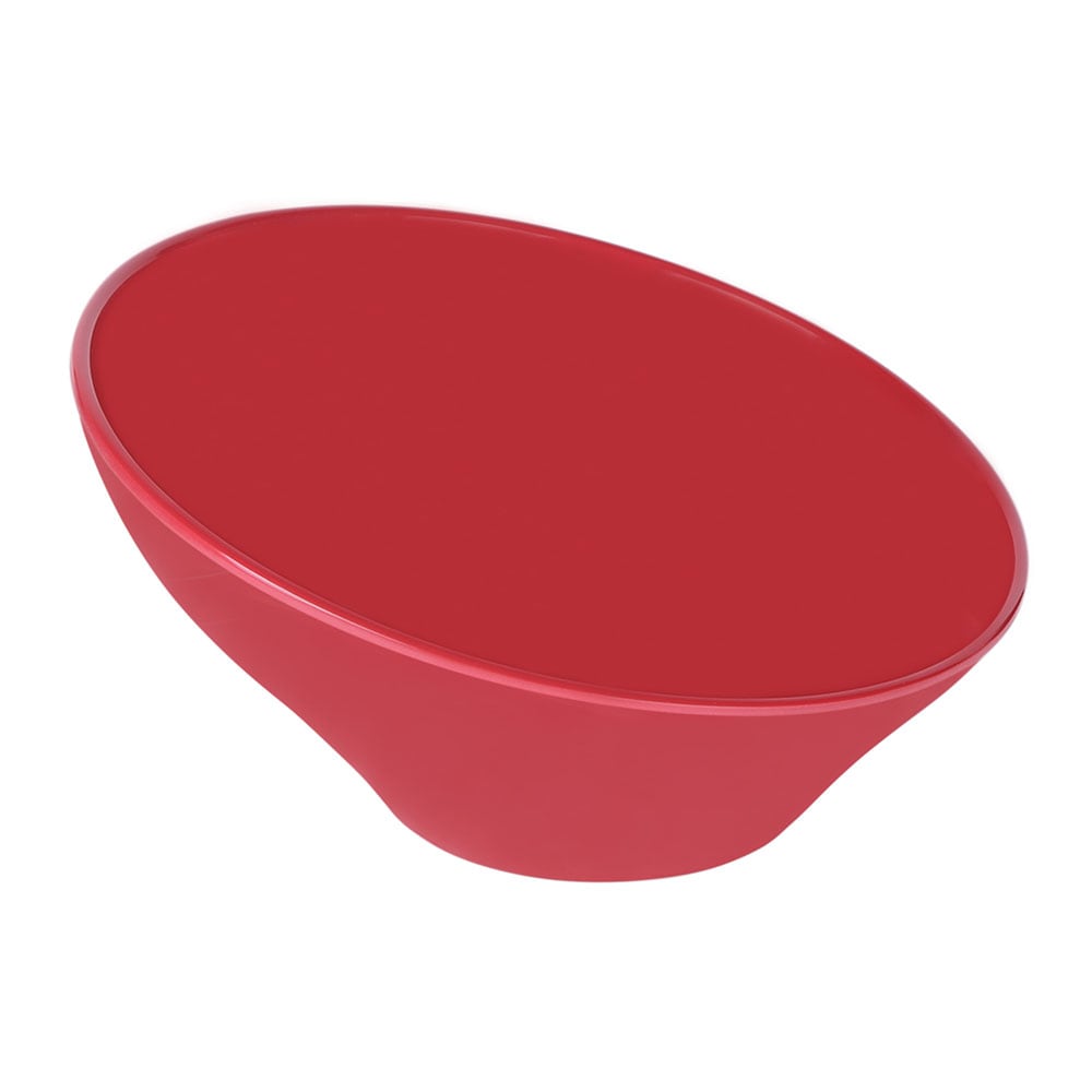 Elite Global Solutions 2 qt Round Melamine Serving Bowl, Cranberry (M115-CBR)