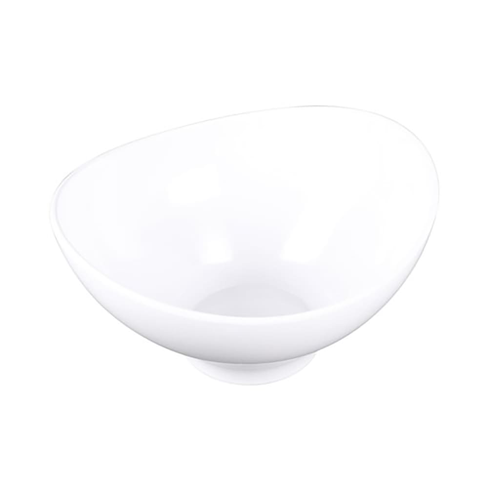 Elite Global Solutions 4 qt Oval Melamine Serving Bowl, White (M115OV-NW)