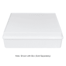 Elite Global Solutions 12 1/4" x 10 1/2" Rectangular Cabana Box Lid - Melamine, White (M1214RCLID-W) thumbnail 6
