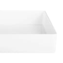 Elite Global Solutions 12 1/4" x 10 1/2" Rectangular Cabana Box Tray - Melamine, White (M1214RC-W) thumbnail 5