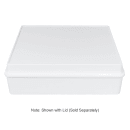 Elite Global Solutions 12 1/4" x 10 1/2" Rectangular Cabana Box Tray - Melamine, White (M1214RC-W) thumbnail 6