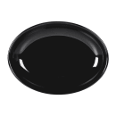 Elite Global Solutions 16" x 12" Oval Classic Platter - Melamine, Black (M1216OV-B) thumbnail 2