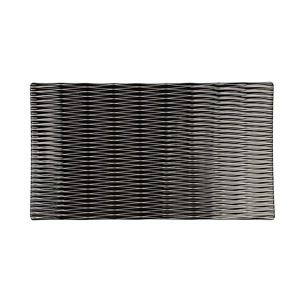 Elite Global Solutions Rectangular Melamine Display Tray - 12 3/4" x 7", Black (M12347RC-B)