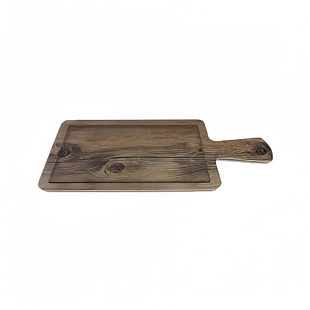 Elite Global Solutions Rectangular Fo Bwa Serving Board - 12" x 7", Melamine, Faux Driftwood (M127RCFP-DW)