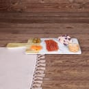 Elite Global Solutions Rectangular Sierra Serving Board - 12" x 7", Melamine, Faux Alder Wood/Carrera Marble (M127RCM-AWC) thumbnail 7