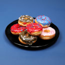 Elite Global Solutions 12" Round Melamine Dinner Plate, Black (M12P-B) thumbnail 7