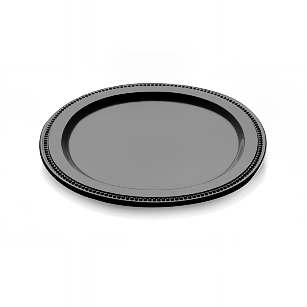 Elite Global Solutions 12" Round Melamine Dinner Plate, Black (M12R-B)