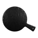 Elite Global Solutions 12" Round Fo Bwa Serving Board - Melamine, Faux Slate (M12RW-B) thumbnail 2