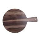 Elite Global Solutions 12" Round Fo Bwa Serving Board - Melamine, Faux Hickory (M12RW-HW) thumbnail 2