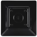 Elite Global Solutions 13 1/2" Square Melamine Dinner Plate, Black (M1313SQ-B) thumbnail 4
