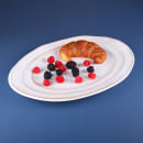 Elite Global Solutions 18" x 13" Oval Della Terra Platter - Melamine, Off White Stone (M1318OVST-OWD) thumbnail 6