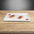 Elite Global Solutions 20" x 12 3/4" Rectangular Olympus Platter - Melamine, White (M1320-W) thumbnail 6