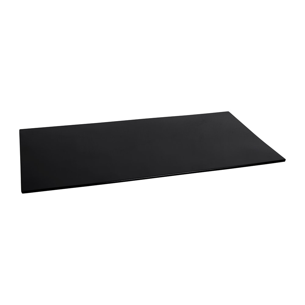 Elite Global Solutions Rectangular Serving Tray - 24"L x 13 1/2"W, Melamine, Black (M1324F-B)