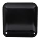 Elite Global Solutions 13 1/4" Square Classic Platter - Melamine, Black (M1325SQ-B) thumbnail 2