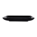 Elite Global Solutions 13 1/4" Square Classic Platter - Melamine, Black (M1325SQ-B) thumbnail 3