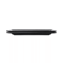 Elite Global Solutions 13 1/2" x 8 1/2" Rectangular Foundations Platter - Melamine, Black (M135RC-B) thumbnail 2