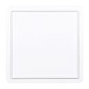 Elite Global Solutions 13" Square Sierra Serving Board - Melamine, Faux Hickory Wood/Carrera Marble (M13M-HWC) thumbnail 4