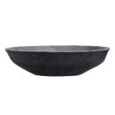 Elite Global Solutions 164 oz Oval Melamine Serving Bowl, Coal (M14123OV-CO) thumbnail 2