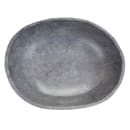 Elite Global Solutions 164 oz Oval Melamine Serving Bowl, Coal (M14123OV-CO) thumbnail 3