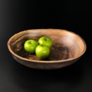 Elite Global Solutions 164 oz Oval Melamine Serving Bowl, Wood Pattern (M14123OV-SEQ) thumbnail 7