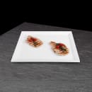 Elite Global Solutions 14 3/4" x 12 3/4" Rectangular Vogue Platter - Melamine, White (M1412-W) thumbnail 6