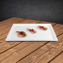 Elite Global Solutions 20" x 14" Rectangular Vogue Platter - Melamine, White (M1420-W) thumbnail 6
