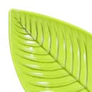Elite Global Solutions 14" x 6 1/2" Leaf Shape Tropicana Platter - Melamine, Green (M1465PL-DG) thumbnail 5