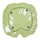Elite Global Solutions 14" x 13 1/2" Leaf Shape Tropicana Platter - Melamine, Green (M14PL-DG) thumbnail 4