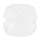 Elite Global Solutions 14" x 13 1/2" Leaf Shape Tropicana Platter - Melamine, White (M14PL-NW) thumbnail 2