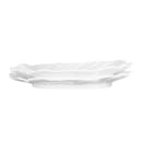 Elite Global Solutions 14" x 13 1/2" Leaf Shape Tropicana Platter - Melamine, White (M14PL-NW) thumbnail 6
