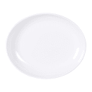 Elite Global Solutions 15" x 13" Oval Classic Platter - Melamine, White (M1513OV-NW) thumbnail 2